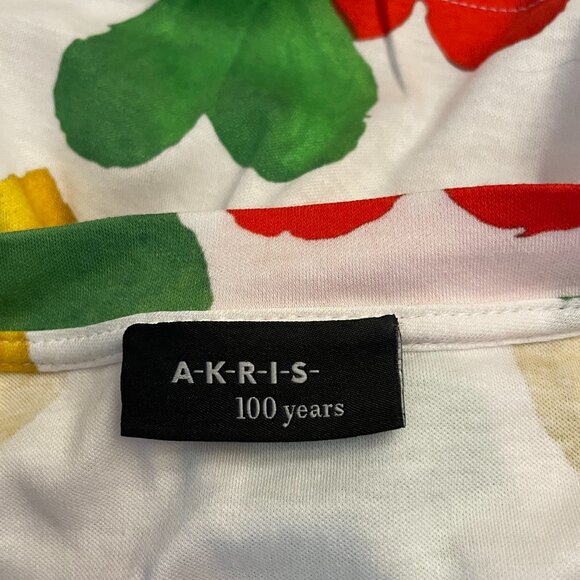 Gorgeous Akris Heart Prints Cotton Top: Size L/XL - Picture 9 of 12